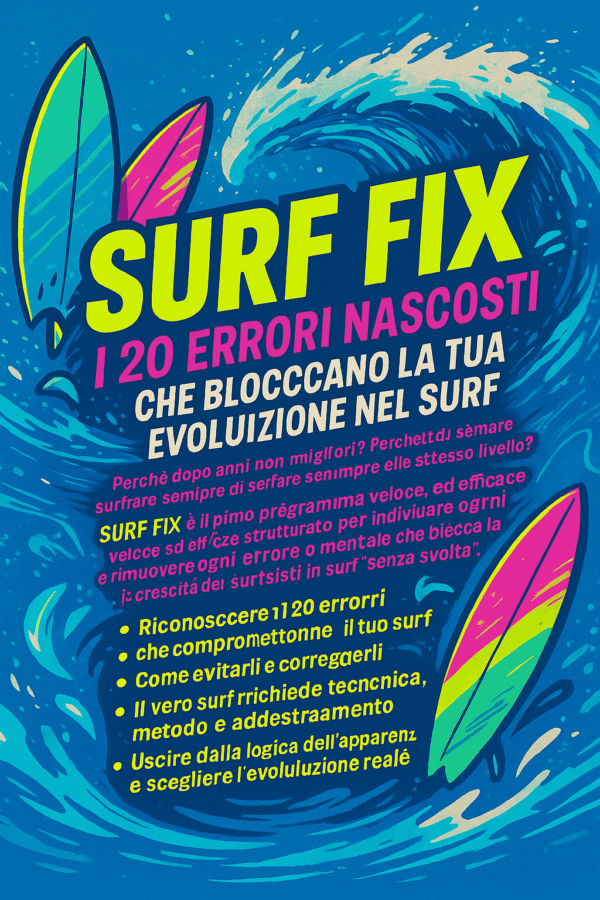 SURF FIX - COME RIMUOVERE I 20 ERRORI BLOCCANTI