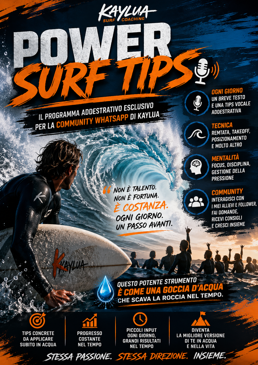 POWER SURF TIPS™ - GRATUITO - Allenarsi con Focus - 1 Vocale al Giorno X 50 giorni